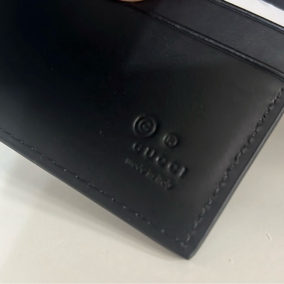 Gucci Guccissima Black Embossed Leather Wallet - Picture 3 of 6